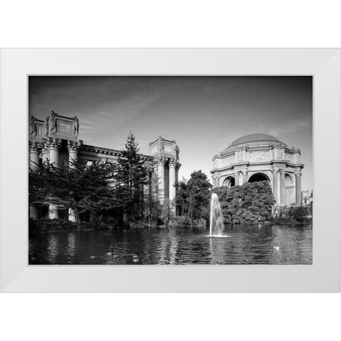 Palace of Fine Arts San Francisco California White Modern Wood Framed Art Print by Highsmith, Carol