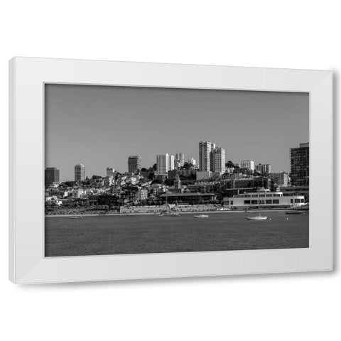 View of Ghiradelli Square in San Francisco California White Modern Wood Framed Art Print by Highsmith, Carol