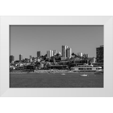 View of Ghiradelli Square in San Francisco California White Modern Wood Framed Art Print by Highsmith, Carol