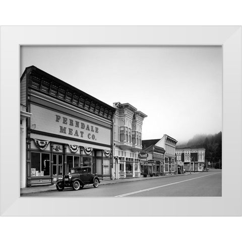 Ferndale California White Modern Wood Framed Art Print by Highsmith, Carol