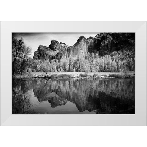 View of Yosemite California White Modern Wood Framed Art Print by Highsmith, Carol