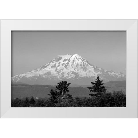 Mount Shasta California White Modern Wood Framed Art Print by Highsmith, Carol