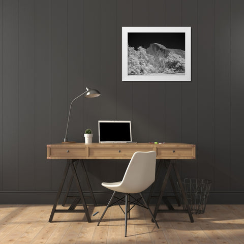 Half Dome in Yosemite National Park California White Modern Wood Framed Art Print by Highsmith, Carol