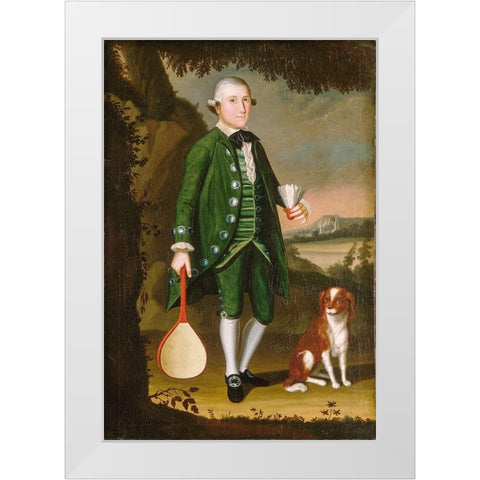 Portrait of a Boy, Probably of the Crossfield Family White Modern Wood Framed Art Print by Williams, William