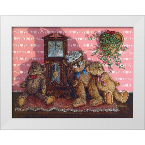 Time Out White Modern Wood Framed Art Print by Kruskamp, Janet