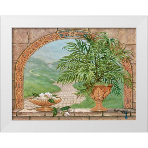 Key to Yesterday White Modern Wood Framed Art Print by Kruskamp, Janet