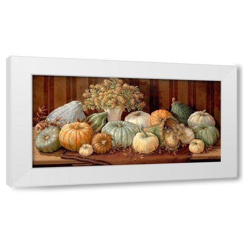Tuscany Harvest White Modern Wood Framed Art Print by Kruskamp, Janet