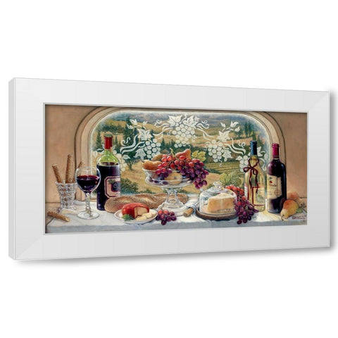 Harvest Celebration II White Modern Wood Framed Art Print by Kruskamp, Janet