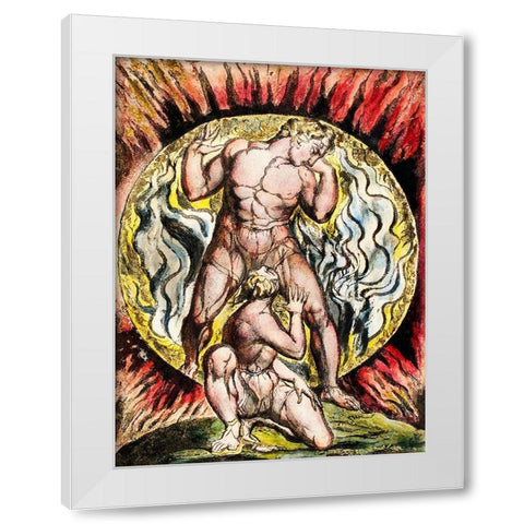 Stepping out of the Sun from Milton White Modern Wood Framed Art Print by Blake, William