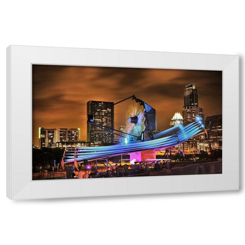 James Webb Space Telescope Model White Modern Wood Framed Art Print by NASA