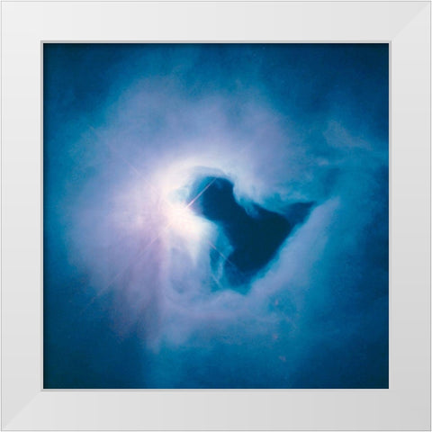 The Reflection Nebula in Orion White Modern Wood Framed Art Print by NASA