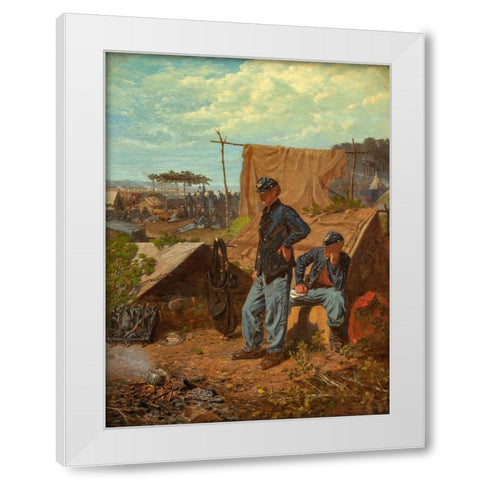 Home, Sweet Home White Modern Wood Framed Art Print by Homer, Winslow
