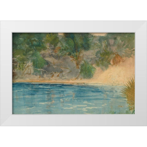 Blue Spring, Florida White Modern Wood Framed Art Print by Homer, Winslow