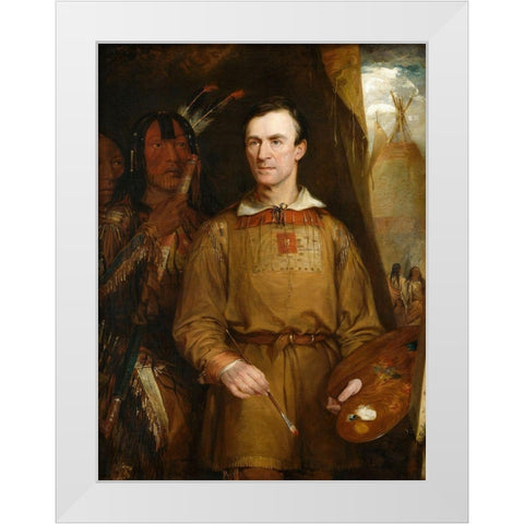 William Fisk White Modern Wood Framed Art Print by Catlin, George
