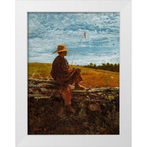 On Guard White Modern Wood Framed Art Print by Homer, Winslow