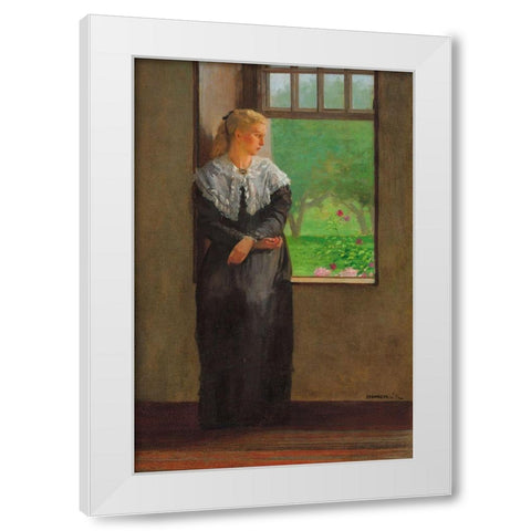 Reverie White Modern Wood Framed Art Print by Homer, Winslow