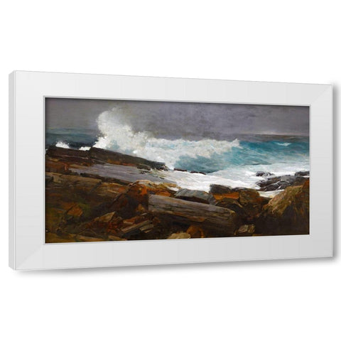 Weatherbeaten White Modern Wood Framed Art Print by Homer, Winslow