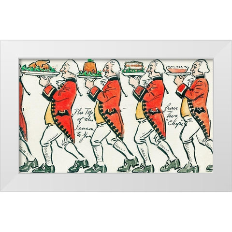 The top of the season to you White Modern Wood Framed Art Print by Wallach, Miriam and Ira D