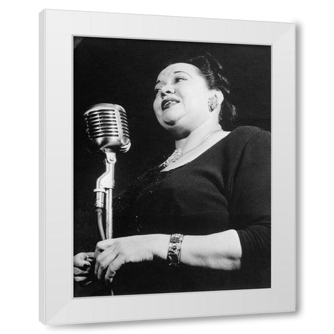Mildred Bailey White Modern Wood Framed Art Print by Gottlieb, William