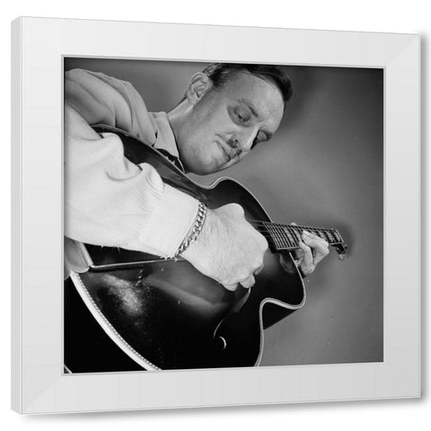 Brick Fleagle-New York 1946 White Modern Wood Framed Art Print by Gottlieb, William