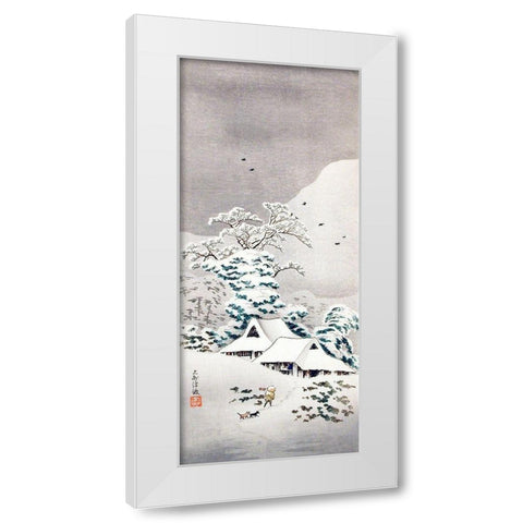 Sawatari in Snow White Modern Wood Framed Art Print by Takahashi, Hiroaki