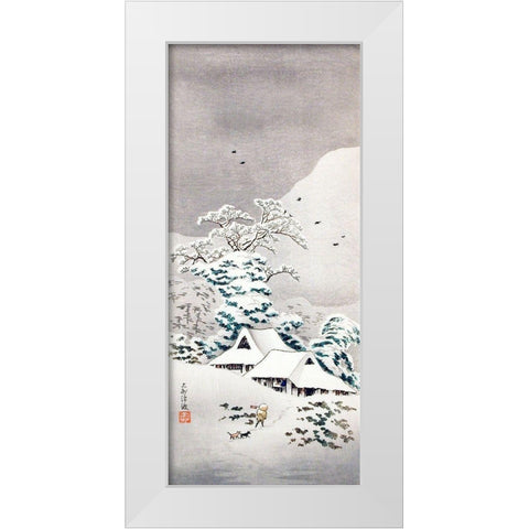 Sawatari in Snow White Modern Wood Framed Art Print by Takahashi, Hiroaki