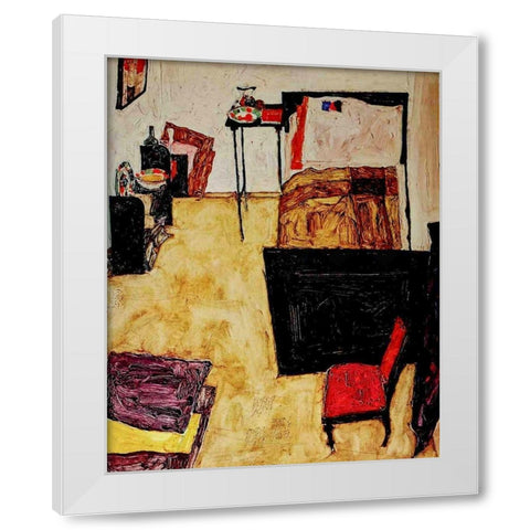 Villa R 1919 White Modern Wood Framed Art Print by Klee, Paul