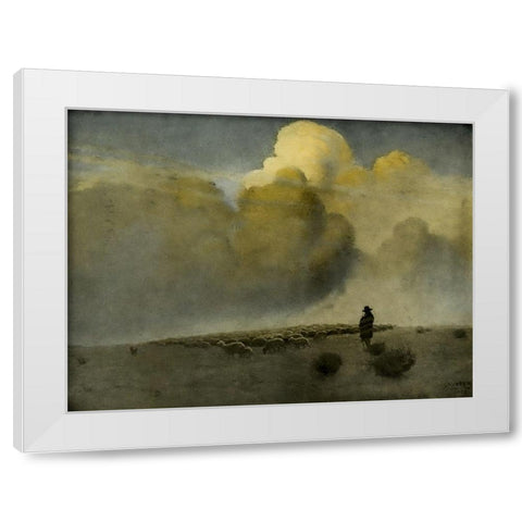Pastoral of the South west White Modern Wood Framed Art Print by Wyeth, Newell