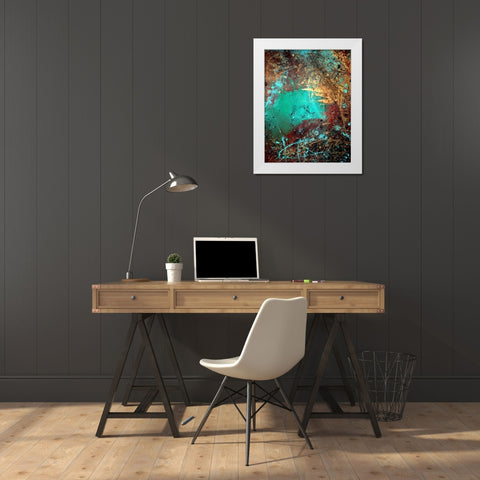 Into the Abyss White Modern Wood Framed Art Print by Clement, Diane