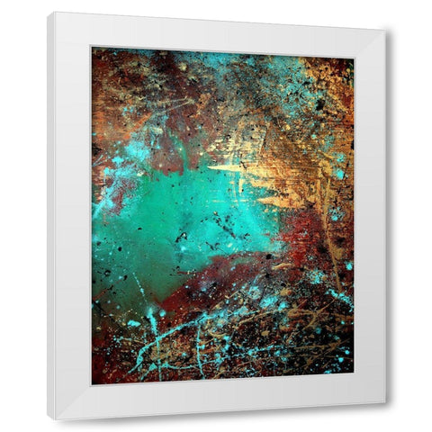Into the Abyss White Modern Wood Framed Art Print by Clement, Diane