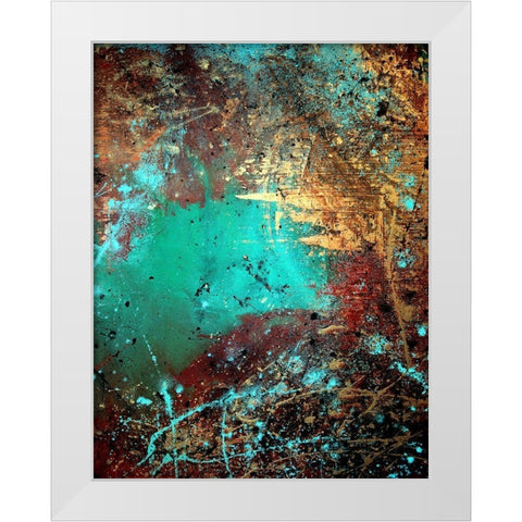 Into the Abyss White Modern Wood Framed Art Print by Clement, Diane
