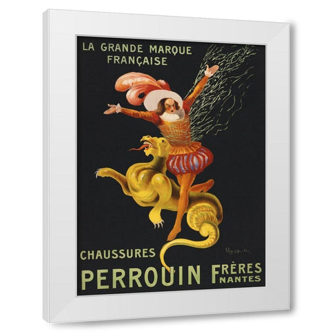 Chaussures Perrouin freres-Nantes White Modern Wood Framed Art Print by Cappiello, Leonetto