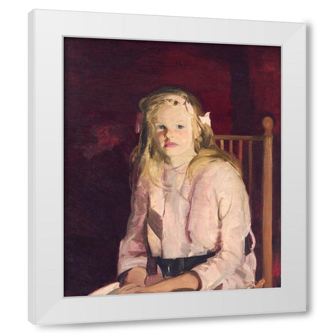 Julie Hudson White Modern Wood Framed Art Print by Bellows, George