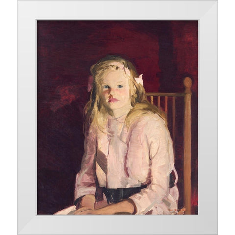 Julie Hudson White Modern Wood Framed Art Print by Bellows, George