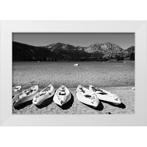 June Lake-Mono County-California White Modern Wood Framed Art Print by Highsmith, Carol