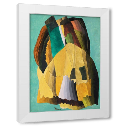 Shore Road White Modern Wood Framed Art Print by Dove, Arthur