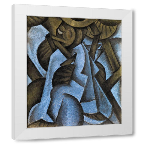Pagan Philosophy White Modern Wood Framed Art Print by Dove, Arthur