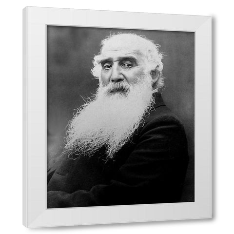 Pissarro 1900 White Modern Wood Framed Art Print by Vintage Photography