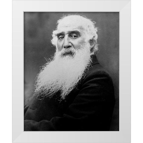 Pissarro 1900 White Modern Wood Framed Art Print by Vintage Photography