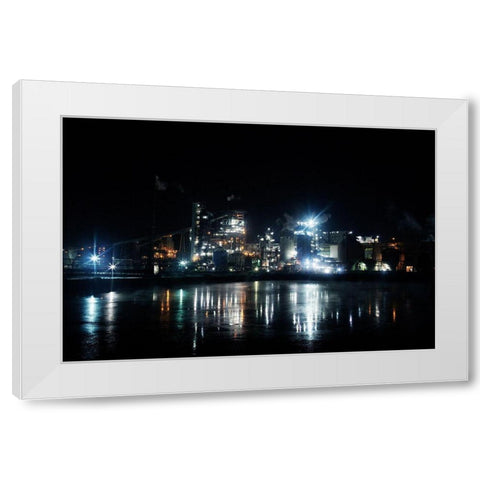 Alabama River Pulp Company and the Clairborne Mill Complex White Modern Wood Framed Art Print by Highsmith, Carol