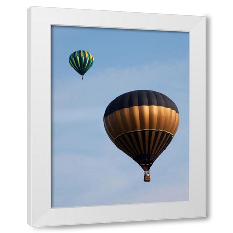 Decatur-Alabama Annual Hot Air Balloon Jubilee Festival White Modern Wood Framed Art Print by Highsmith, Carol