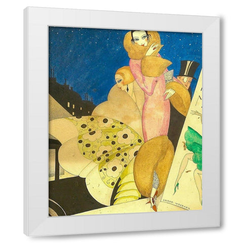 The Premiere White Modern Wood Framed Art Print by Wegener, Gerda