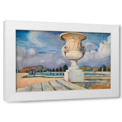 The Vase of Peace Versailles White Modern Wood Framed Art Print by Wegener, Gerda