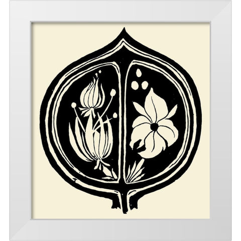 Tristan Isolde cover White Modern Wood Framed Art Print by Beardsley, Aubrey
