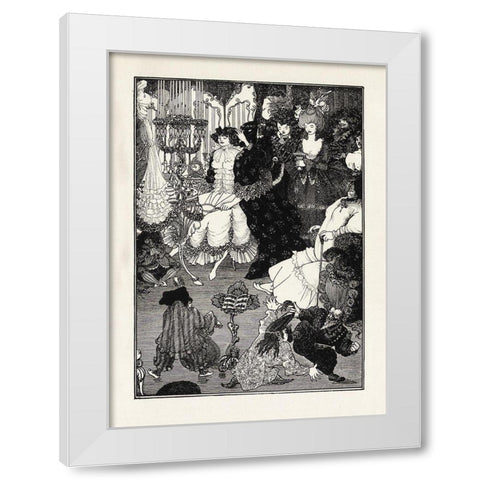 Under the Hill 1903 - Toilet of Helen White Modern Wood Framed Art Print by Beardsley, Aubrey