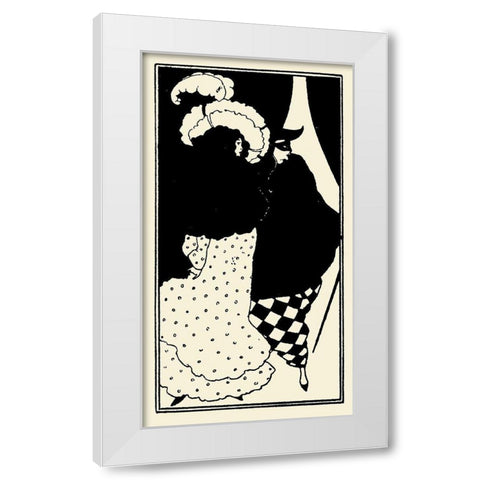 Yellow Book 1894 Vol.3 - Title page White Modern Wood Framed Art Print by Beardsley, Aubrey
