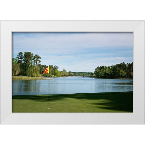 Grand National Golf Course II White Modern Wood Framed Art Print by Highsmith, Carol