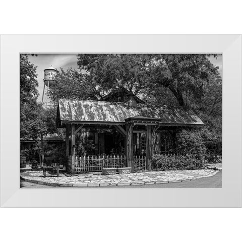 The old German-immigration settlement-Gruene-Texas White Modern Wood Framed Art Print by Highsmith, Carol