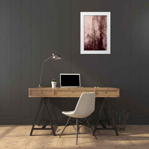 Autumn Woodland White Modern Wood Framed Art Print by Alpenglow Workshop