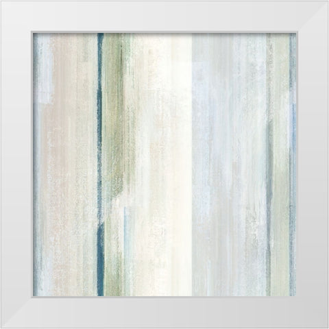 Driftwood White Modern Wood Framed Art Print by Alpenglow Workshop